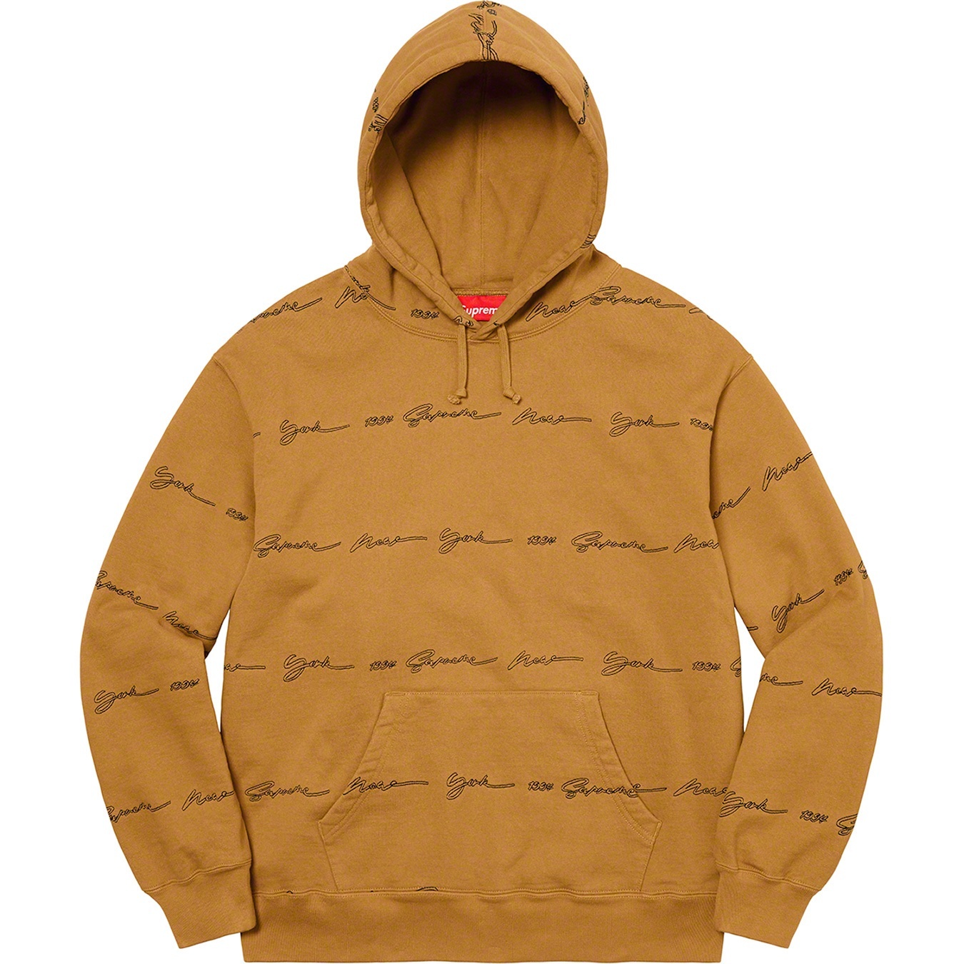 Script Stripe Hooded Sweatshirt view 3